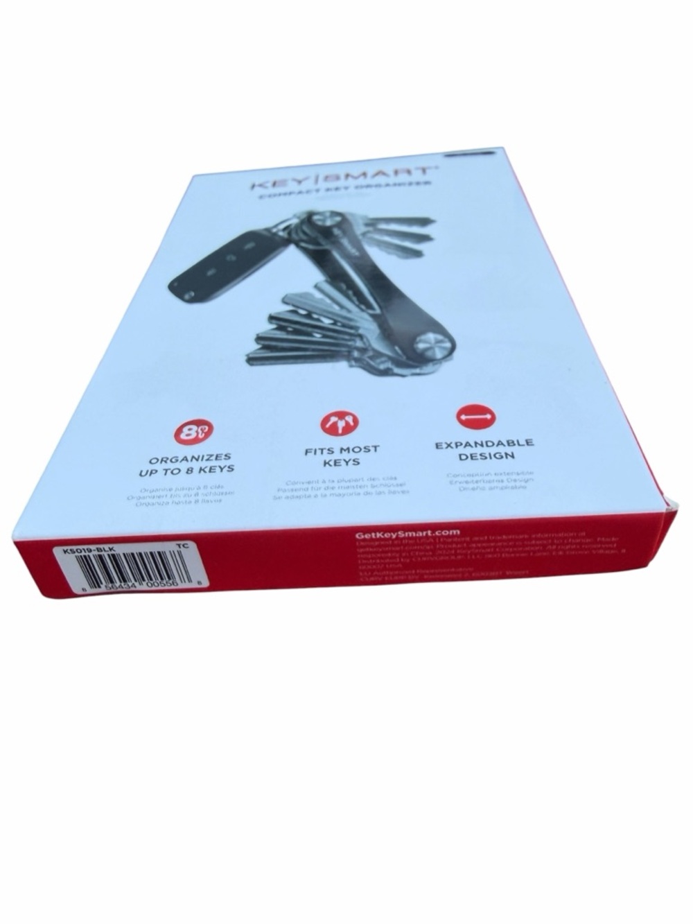 Key Smart Compact Key Organizer Organizes up to 8 Keys Fits Most Keys - Picture 4 of 7